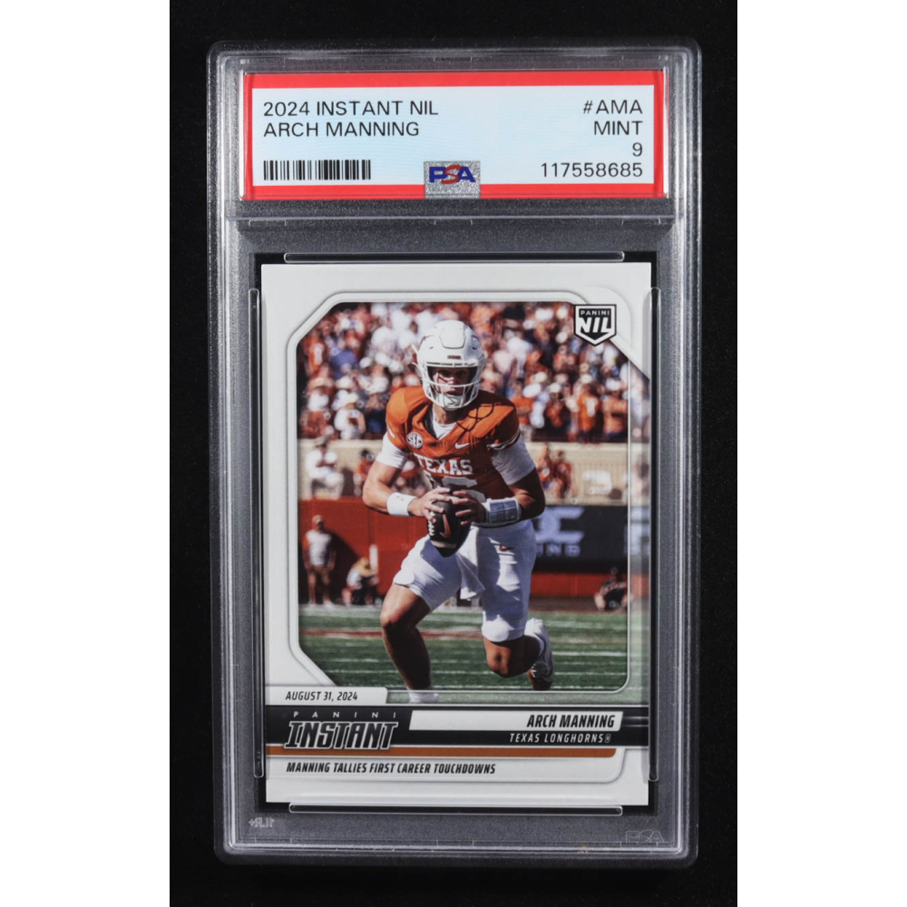 Arch Manning 2024 Panini Instant NIL #AMA RC (PSA 9) at PristineAuction.com