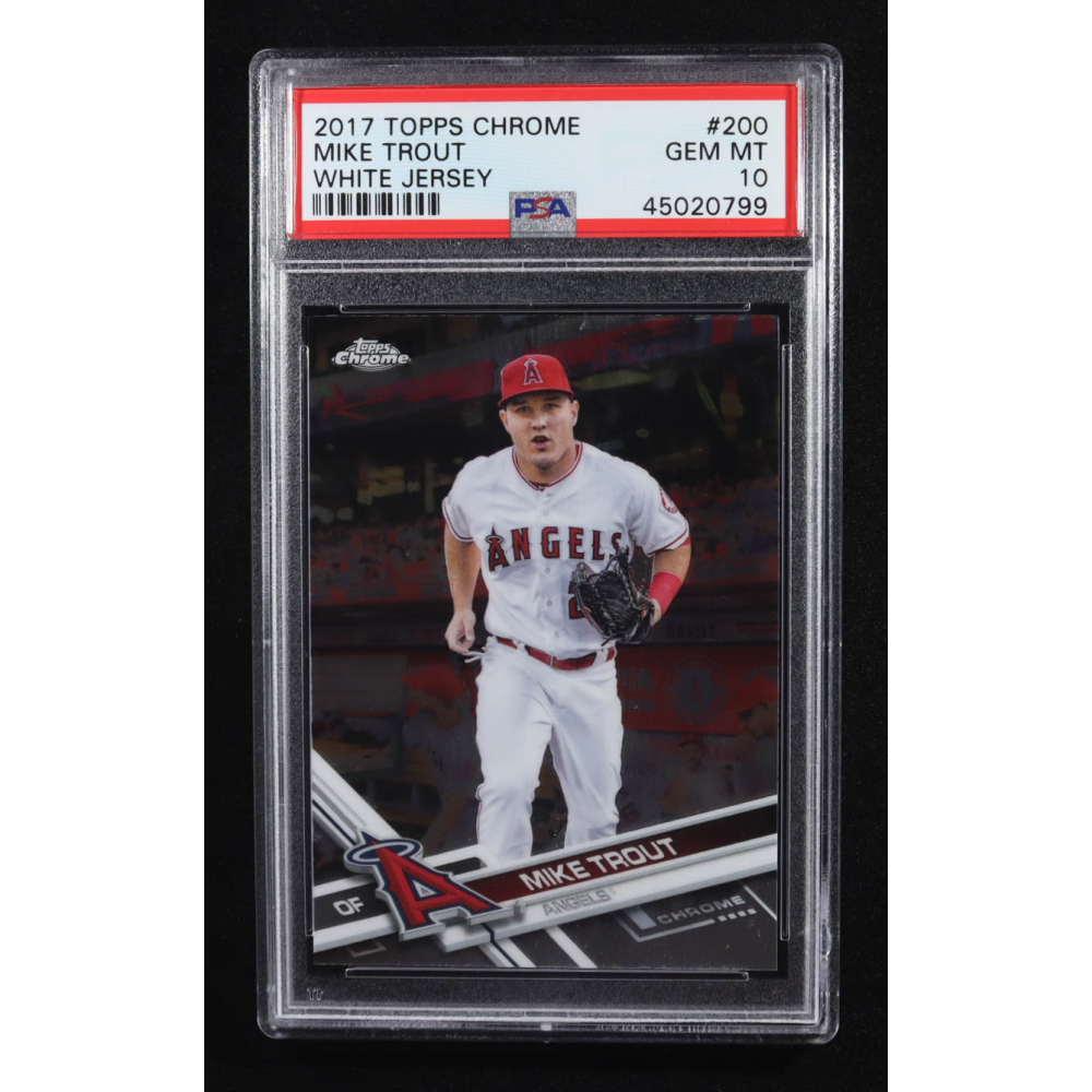 Mike Trout 2017 Topps Chrome #200A (PSA 10) at PristineAuction.com