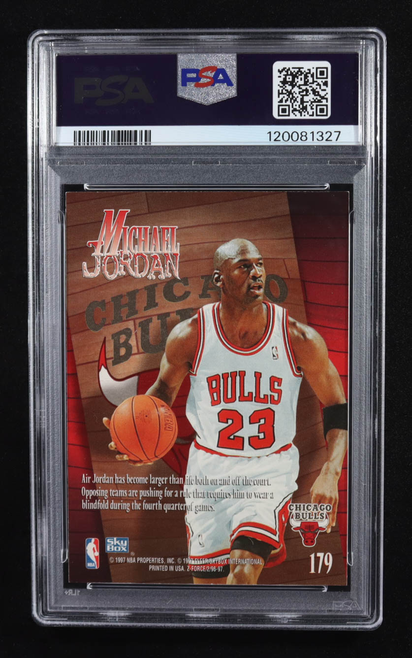 Michael Jordan 1996-97 Z-Force #179 ZUP (PSA 8) at PristineAuction.com Michael Jordan 1996-97 Z-Force #179 ZUP (PSA 8) at PristineAuction.com