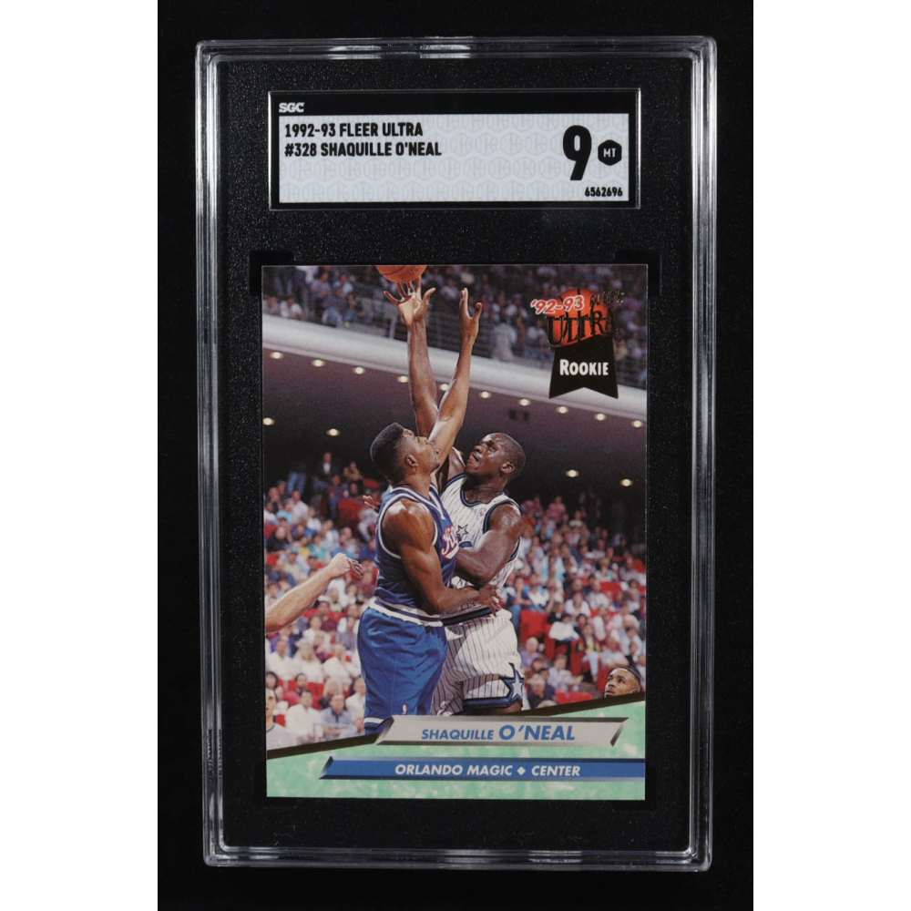 Shaquille O'Neal 1992-93 Ultra #328 RC (SGC 9) at PristineAuction.com