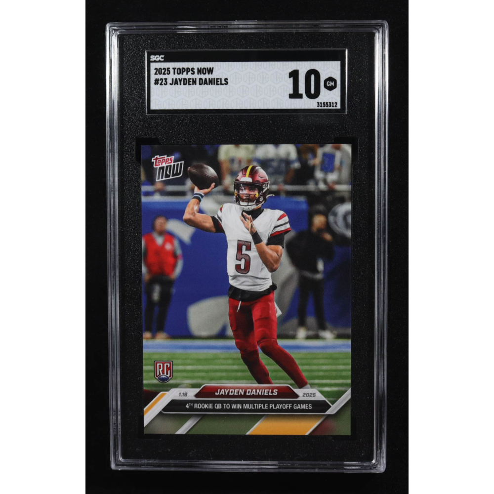 Jayden Daniels 2024 Topps Now #23 RC (SGC 10) at PristineAuction.com