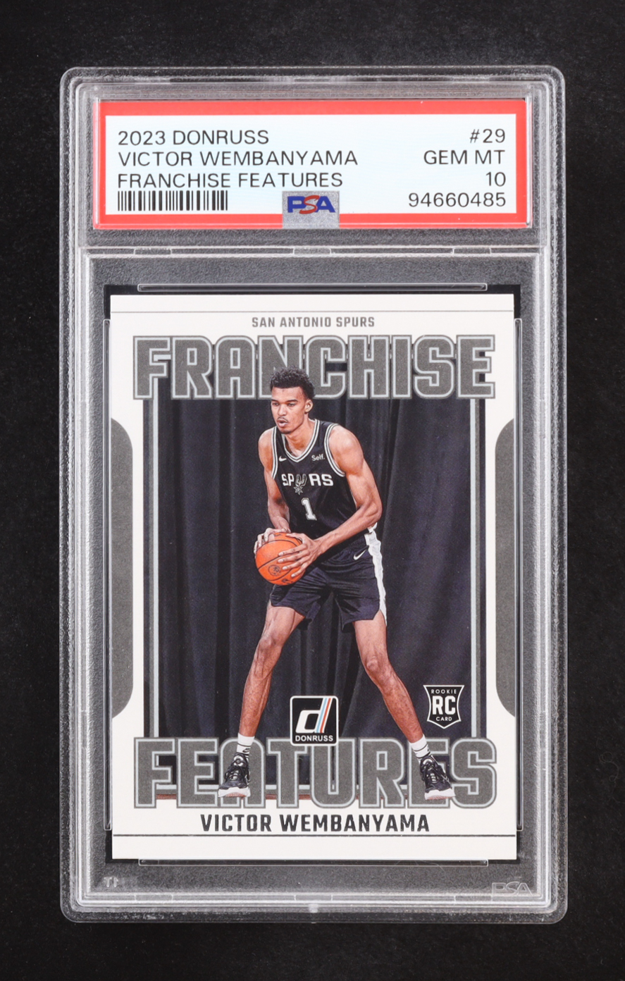 Victor Wembanyama 2023-24 Donruss Franchise Features #29 RC (PSA 10) at PristineAuction.com Victor Wembanyama 2023-24 Donruss Franchise Features #29 RC (PSA 10) at PristineAuction.com