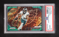 Jalen Hurts 2023 Panini Prizm Fireworks Prizms Green Wave #1 (PSA 10) at PristineAuction.com
