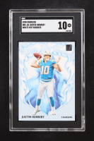 Justin Herbert 2020 Donruss White Hot Rookies #WHJH RC (SGC 10) at PristineAuction.com