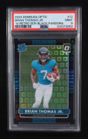 Brian Thomas Jr. 2024 Donruss Optic '14 Retro Series Black Pandora #12 #13/25 RC (PSA 9) at PristineAuction.com