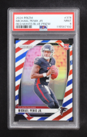 Michael Penix Jr. 2024 Panini Prizm Prizms Red White and Blue #378 RC (PSA 9) at PristineAuction.com