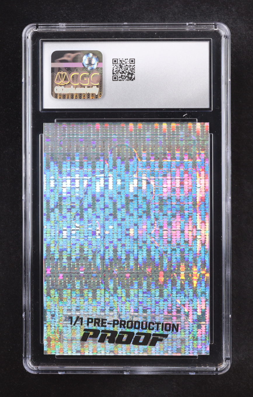 Caleb Williams 2023 Leaf Pro Set Metal Pulsar Land Pre-Production Proof #8 #1/1 RC (CGC 10) at PristineAuction.com Caleb Williams 2023 Leaf Pro Set Metal Pulsar Land Pre-Production Proof #8 #1/1 RC (CGC 10) at PristineAuction.com