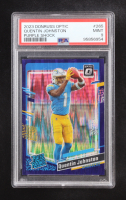 Quentin Johnston 2023 Donruss Optic Purple Shock #265 RR RC (PSA 9) at PristineAuction.com