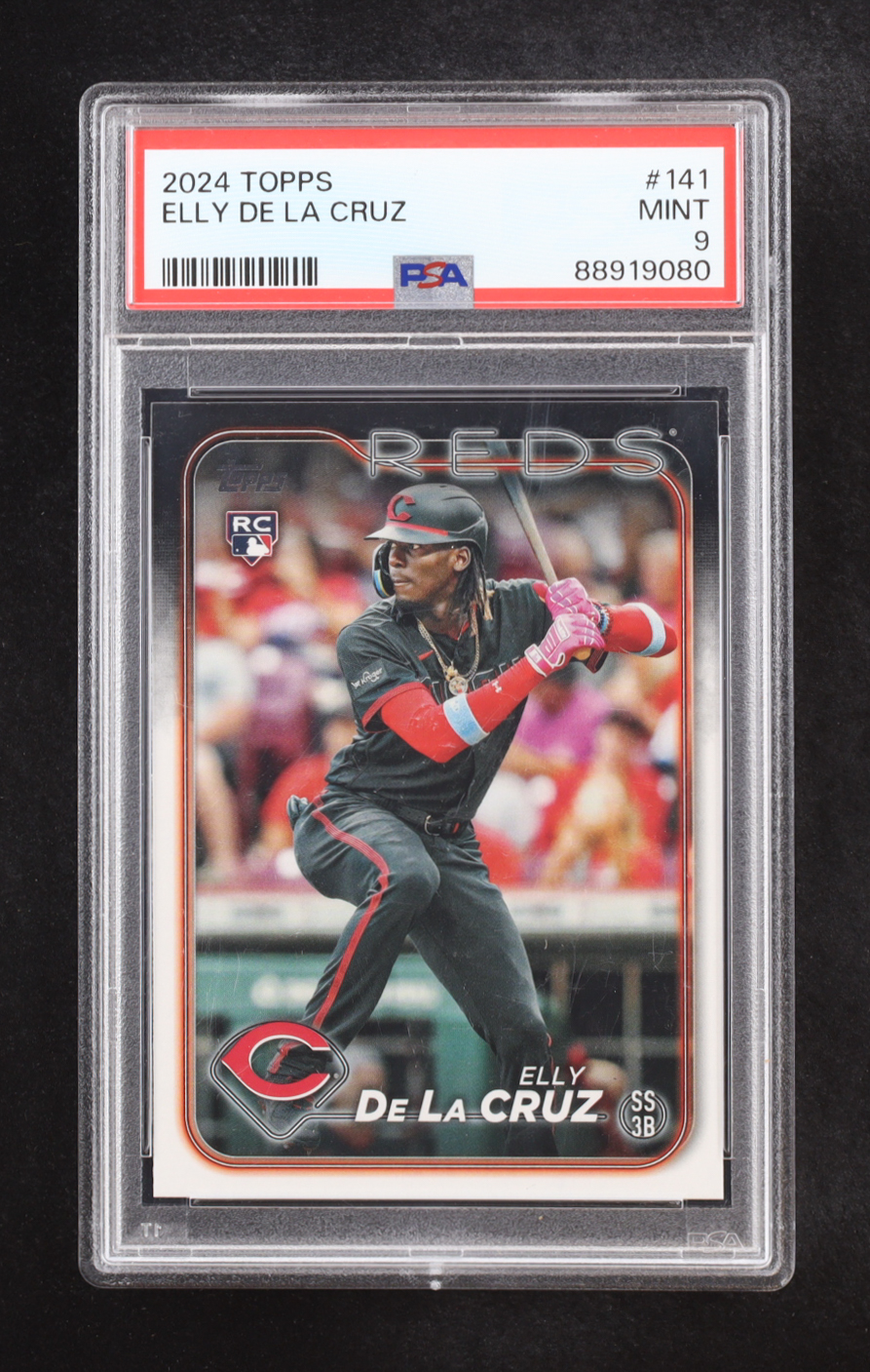 Elly De La Cruz 2024 Topps #141 RC (PSA 9) at PristineAuction.com Elly De La Cruz 2024 Topps #141 RC (PSA 9) at PristineAuction.com