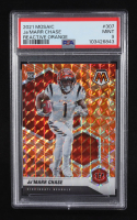 Ja'Marr Chase 2021 Panini Mosaic Reactive Orange #307 RC (PSA 9) at PristineAuction.com
