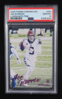 Joe Burrow 2020 Panini Luminance Pink #201 RC / Chronicles (PSA 10) at PristineAuction.com