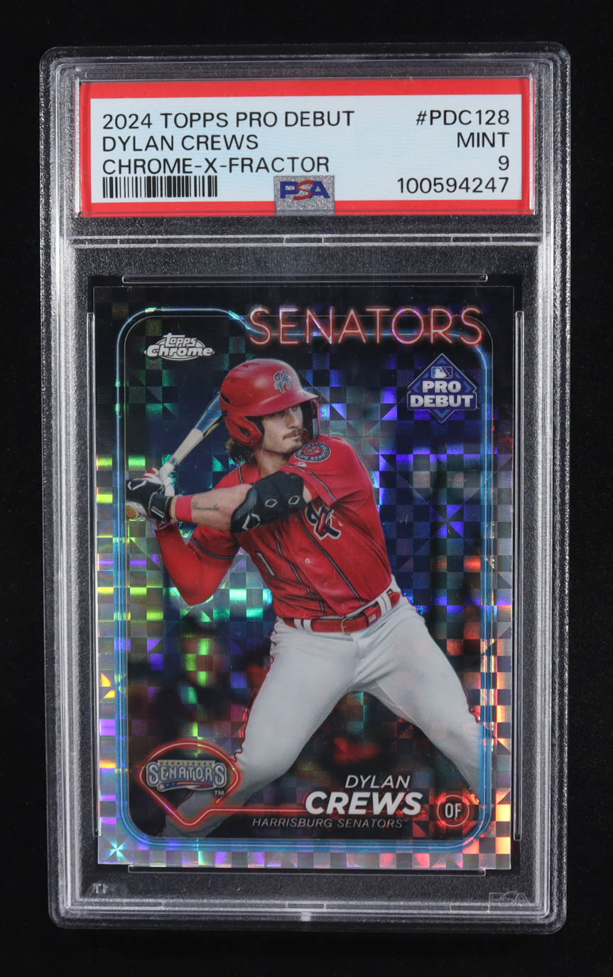 Dylan Crews 2024 Topps Pro Debut Chrome #PDC128 RC (PSA 10) at PristineAuction.com Dylan Crews 2024 Topps Pro Debut Chrome #PDC128 RC (PSA 10) at PristineAuction.com