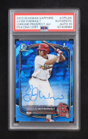 JJ Wetherholt 2025 Bowman Chrome Sapphire Prospect Autographs #CPSJW #119/199 RC (PSA Authentic | Auto Grade 10) at PristineAuction.com