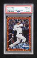Juan Soto 2024 Topps Chrome '89 Topps Foil Orange #89B2-27 #25/25 (PSA 8) at PristineAuction.com