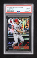Mike Trout 2022 Topps Chrome Ben Baller 1987 Topps #1 (PSA 8) at PristineAuction.com
