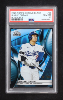 Shohei Ohtani 2025 Topps Chrome Black Blue Lava #50 #061/150 (PSA 10) at PristineAuction.com