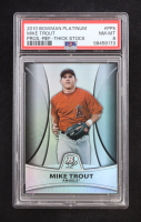 Mike Trout 2010 Bowman Platinum Prospects Refractor #PP5 RC #317/999 - Thick Stock (PSA 8) at PristineAuction.com