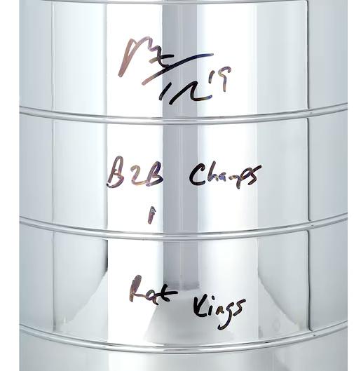 Matthew Tkachuk Signed LE Panthers Stanley Cup Replica Trophy Inscribed "B2B Champs" & "Rat Kings" (Fanatics) at PristineAuction.com Matthew Tkachuk Signed LE Panthers Stanley Cup Replica Trophy Inscribed "B2B Champs" & "Rat Kings" (Fanatics) at PristineAuction.com