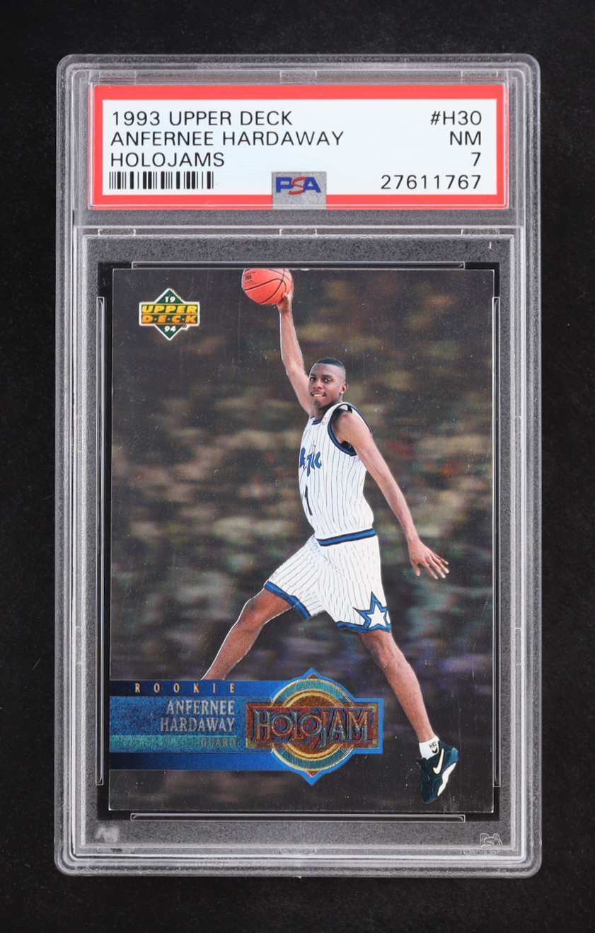 Anfernee Hardaway 1993 Upper Deck Holojams #30 RC (PSA 7) at PristineAuction.com Anfernee Hardaway 1993 Upper Deck Holojams #30 RC (PSA 7) at PristineAuction.com