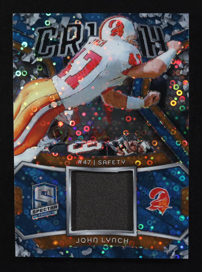 John Lynch 2024 Panini Spectra Prizm Crush Neon Blue #CRU-JLH #03/60 at PristineAuction.com John Lynch 2024 Panini Spectra Prizm Crush Neon Blue #CRU-JLH #03/60 at PristineAuction.com