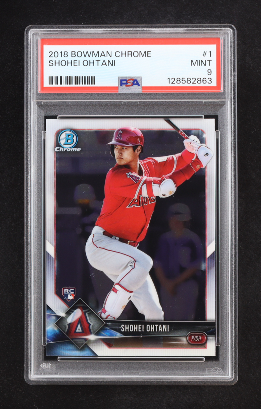 Shohei Ohtani 2018 Bowman Chrome #1 RC (PSA 9) at PristineAuction.com Shohei Ohtani 2018 Bowman Chrome #1 RC (PSA 9) at PristineAuction.com