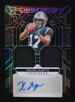 Xavier Legette 2024 Panini Obsidian Rookie Materials Dual Patch Autographs #RMI-XLE RC #030/299 at PristineAuction.com