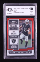 Josh Jacobs 2023 Panini Contenders Optic Red #29 #165/175 (BCCG 10) at PristineAuction.com