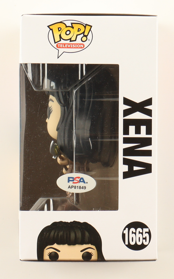 Lucy Lawless Signed "Xena: Warrior Princess" #1665 Xena Funko Pop! Vinyl Figure (PSA) at PristineAuction.com Lucy Lawless Signed "Xena: Warrior Princess" #1665 Xena Funko Pop! Vinyl Figure (PSA) at PristineAuction.com