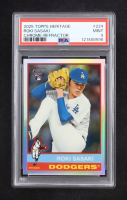 Roki Sasaki 2025 Topps Heritage Chrome Refractor #224 RC (PSA 9) at PristineAuction.com
