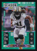 Alvin Kamara 2024 Panini Contenders Optic Green Pulsar #40 #38/49 at PristineAuction.com