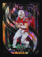 Drake Maye 2024 Panini Select Premier Level Orange Black Shock Prizm #113 RC at PristineAuction.com