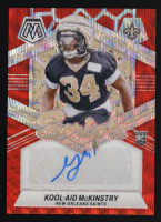 Kool-Aid McKinstry 2024 Panini Mosaic Rookie Scripts Red Wave #31 RC at PristineAuction.com