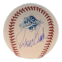 Johnny Bench Signed 1987 World Series Logo Baseball (Fanatics) at PristineAuction.com