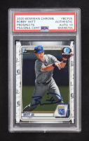 Bobby Witt Jr. Signed 2020 Bowman Chrome Prospects #BCP25 RC (PSA | Auto Grade 10) at PristineAuction.com