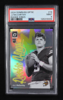 JJ McCarthy 2024 Donruss Optic Rookie Kings #19 RC (PSA 9) at PristineAuction.com