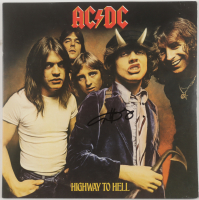 Angus Young Signed AC/DC "Highway to Hell" Vinyl Record Album Cover (JSA) at PristineAuction.com