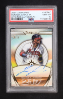 Ronald Acuna Jr. 2024 Topps Luminaries Hit Kings Autograph #HKRAC #15/25 (PSA 10) at PristineAuction.com