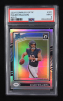Caleb Williams 2024 Donruss Optic Holo #201 RR RC (PSA 9) at PristineAuction.com
