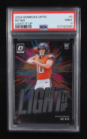 Bo Nix 2024 Donruss Optic Light it Up #6 RC (PSA 9) at PristineAuction.com