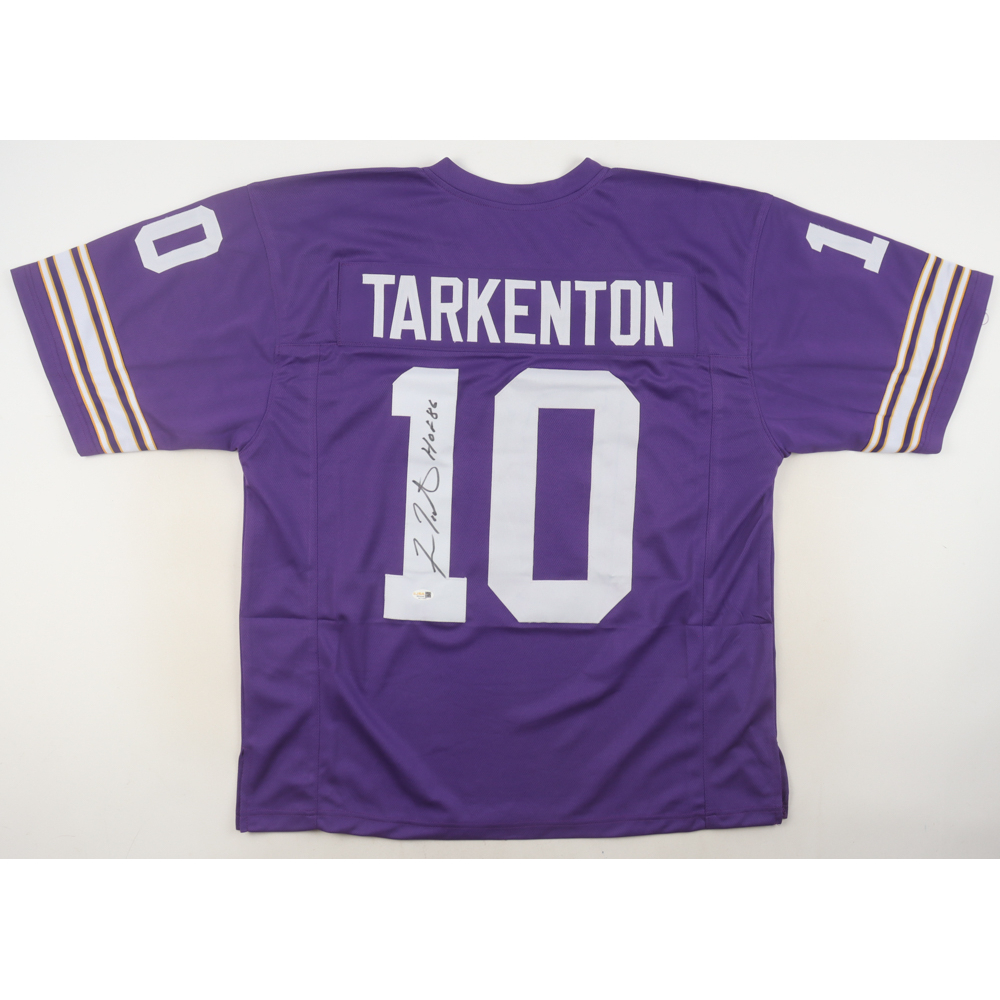 Fran Tarkenton Signed Jersey Inscribed "HOF 86" (JSA) at PristineAuction.com