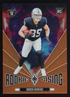 Brock Bowers 2024 Panini Phoenix Rookie Rising Orange #48 RC at PristineAuction.com