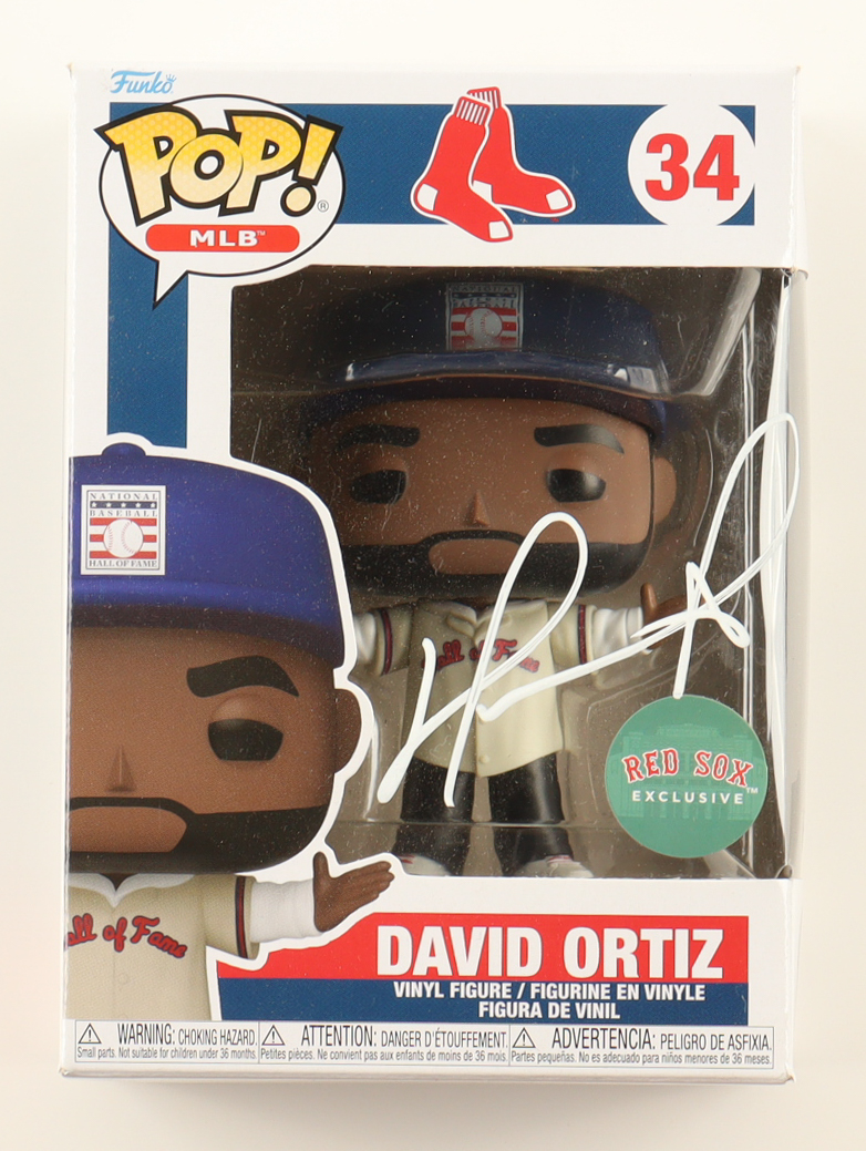 David Ortiz Signed Red Sox #34 David Ortiz Funko Pop! Vinyl Figure (Beckett) at PristineAuction.com David Ortiz Signed Red Sox #34 David Ortiz Funko Pop! Vinyl Figure (Beckett) at PristineAuction.com