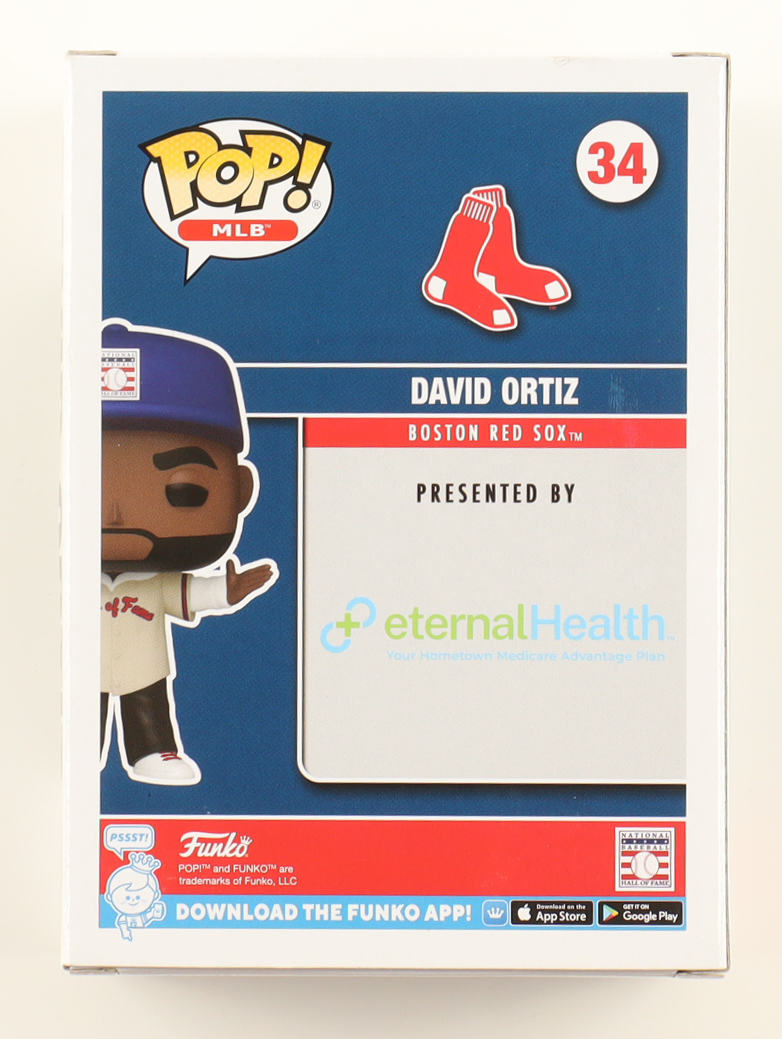David Ortiz Signed Red Sox #34 David Ortiz Funko Pop! Vinyl Figure (Beckett) at PristineAuction.com David Ortiz Signed Red Sox #34 David Ortiz Funko Pop! Vinyl Figure (Beckett) at PristineAuction.com