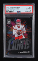 Patrick Mahomes II 2024 Donruss Optic Light it Up #11 (PSA 10) at PristineAuction.com