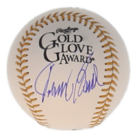 Johnny Bench Signed Gold Glove Award Logo Baseball (Fanatics) at PristineAuction.com