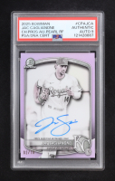 Jac Caglianone 2025 Bowman Chrome Prospects Autographs Pearl Refractor #CPAJCA #02/10 RC (PSA Authentic | Auto Grade 9) at PristineAuction.com