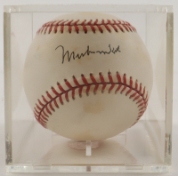 Muhammad Ali Signed OAL Baseball with Display Case (JSA) at PristineAuction.com