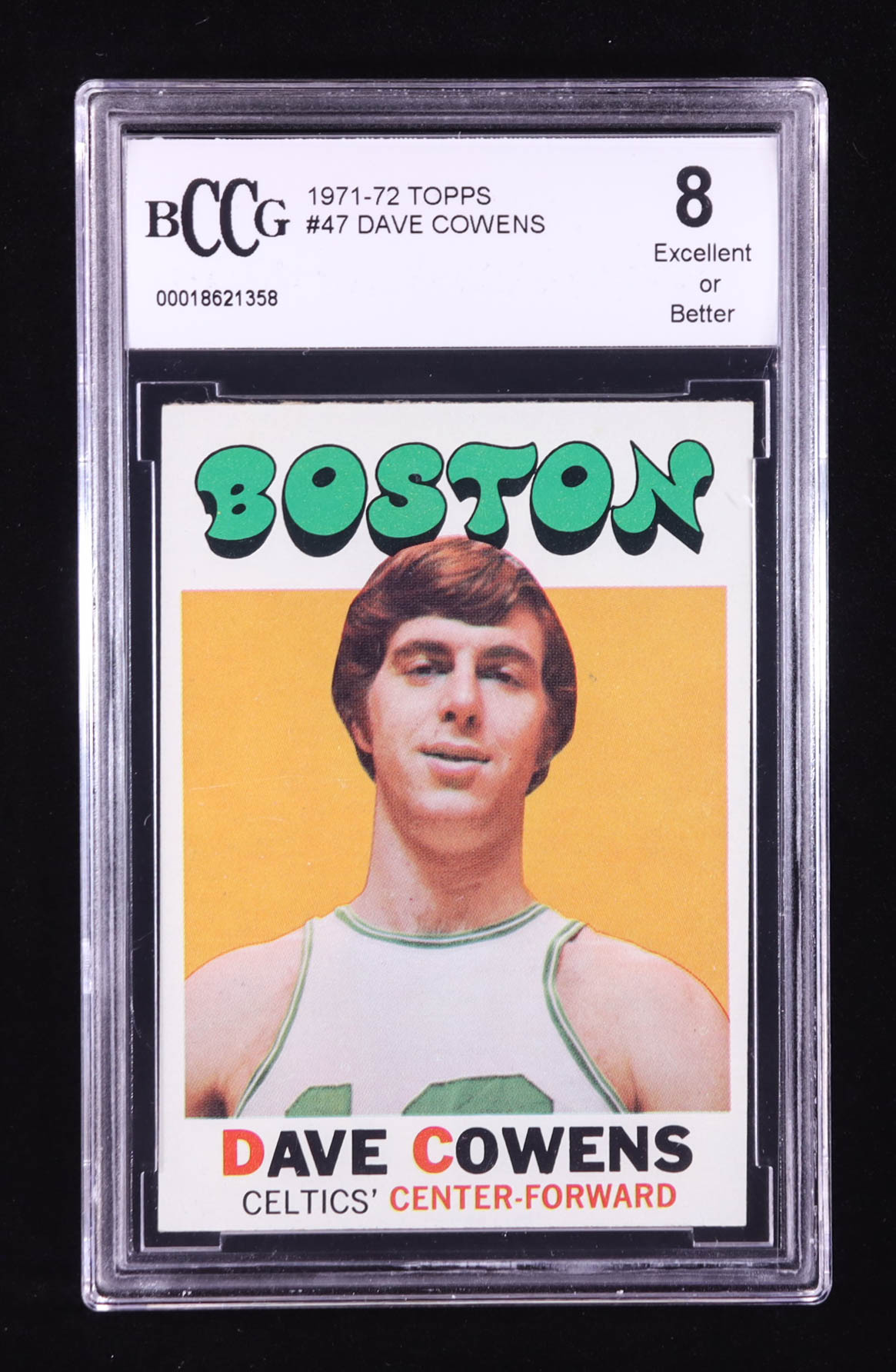 Dave Cowens 1971-72 Topps #47 (BCCG 8) at PristineAuction.com Dave Cowens 1971-72 Topps #47 (BCCG 8) at PristineAuction.com