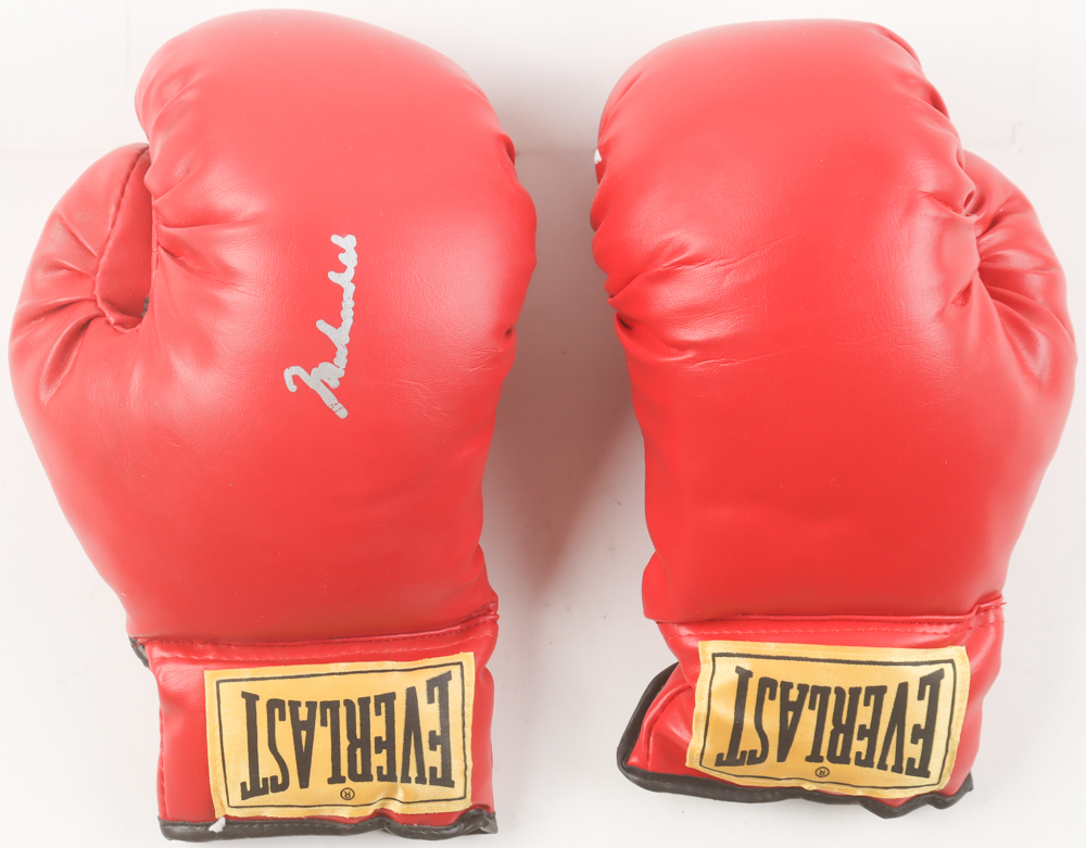Muhammad Ali Signed Pair of Everlast Boxing Gloves With Display Case (JSA) at PristineAuction.com Muhammad Ali Signed Pair of Everlast Boxing Gloves With Display Case (JSA) at PristineAuction.com