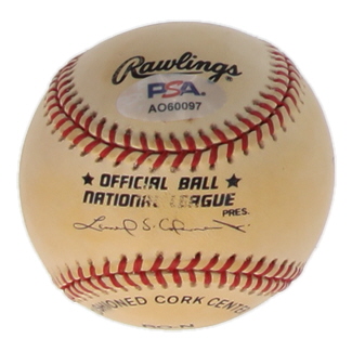 Ozzie Smith Signed ONL Baseball Baseball Inscribed " To Juan Castro Good Luck Best Wishes" (Fanatics) (See Description) at PristineAuction.com Ozzie Smith Signed ONL Baseball Baseball Inscribed " To Juan Castro Good Luck Best Wishes" (Fanatics) (See Description) at PristineAuction.com